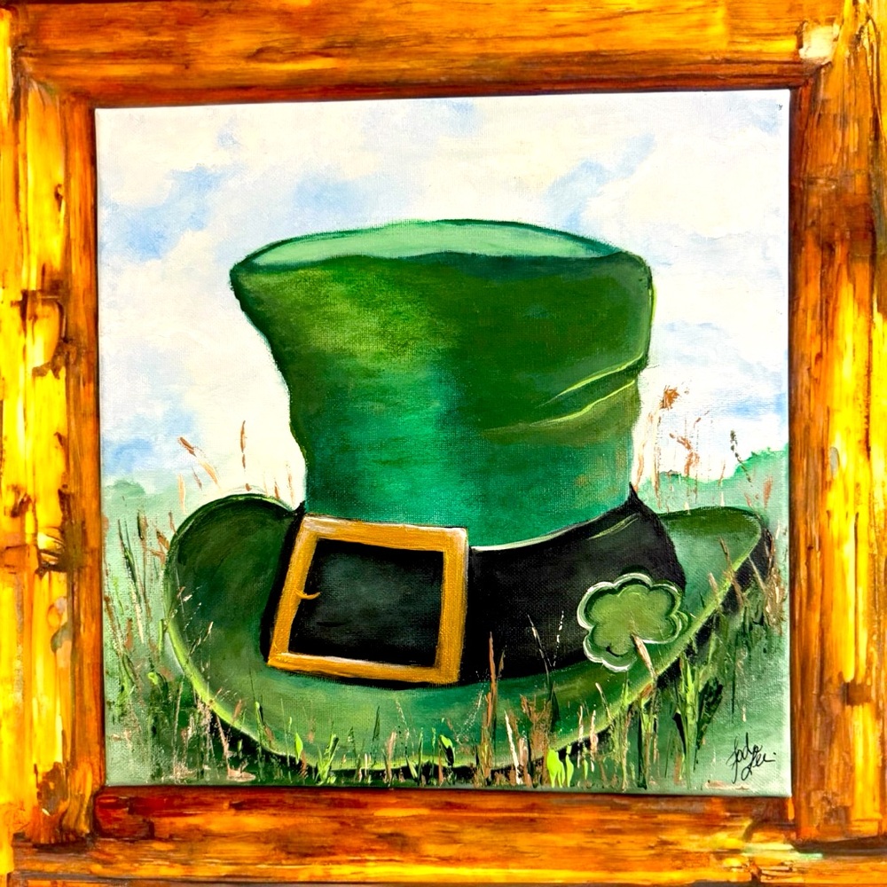Original Leprechaun Hat Painting
